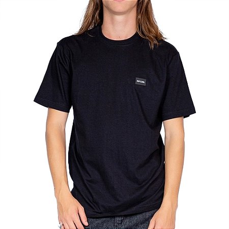Camiseta Rip Curl Brand Label WT25 Masculina Black