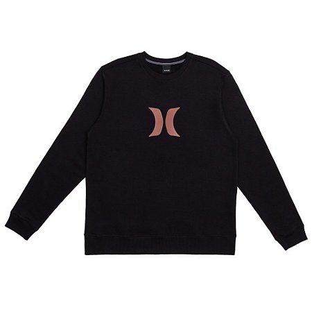 Moletom Hurley Careca Icon WT25 Masculino Preto