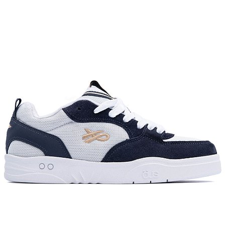 Tênis OUS Fluente Masculino Azul Branco Essencial