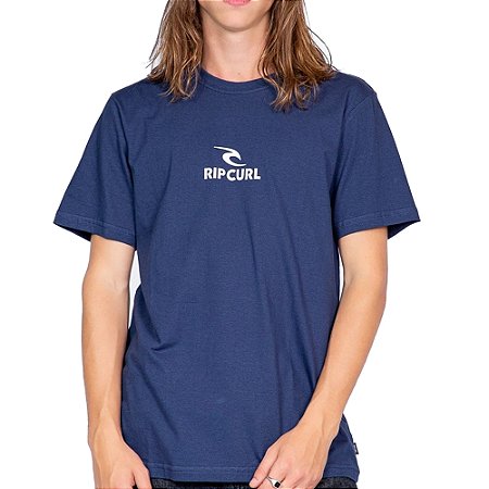 Camiseta Rip Curl Icon Big WT25 Masculina Washed Navy
