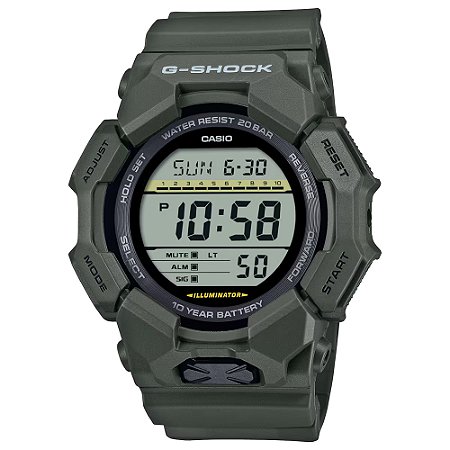 Relógio G-Shock GD-010-3DR Verde Escuro