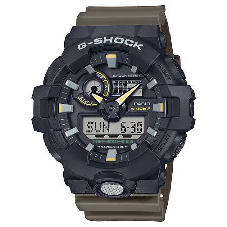 Relógio G-Shock GA-710TU-1A3DR Preto/Verde