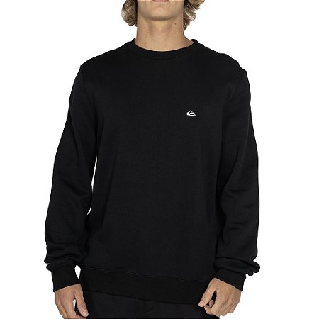 Moletom Quiksilver Careca Embroidery WT25 Masculina Preto