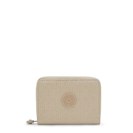 Carteira Kipling Money Love Sign Beige Emb
