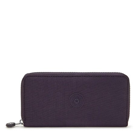 Carteira Kipling Money World Ultimate Plum