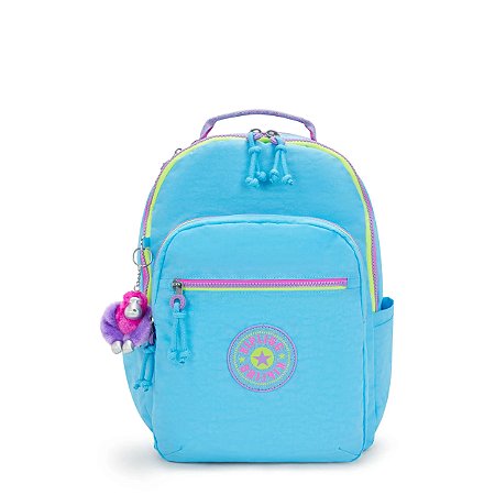 Mochila Kipling Seoul RnbwFun PowdrBl