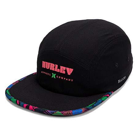 Boné Hurley Aba Curva Five Noise WT25 Preto