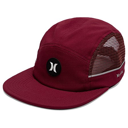 Boné Hurley Aba Curva Five Patch WT25 Vinho