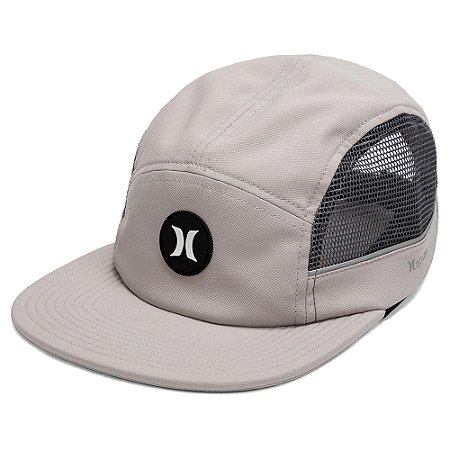 Boné Hurley Aba Curva Five Patch WT25 Cinza