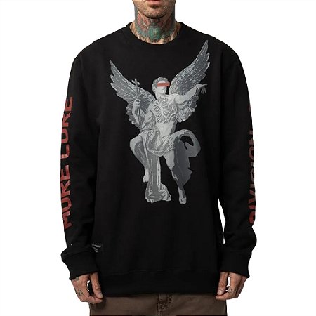 Moletom MCD Careca Anjo WT25 Masculino Preto