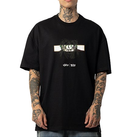 Camiseta Lost Crazy Joker WT25 Masculina Preto