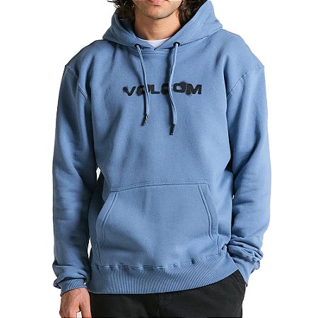 Moletom Volcom Canguru Stone Explorer WT25 Masculino Azul