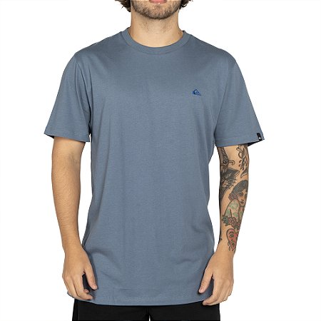 Camiseta Quiksilver Embroidery WT25 Masculina Azul