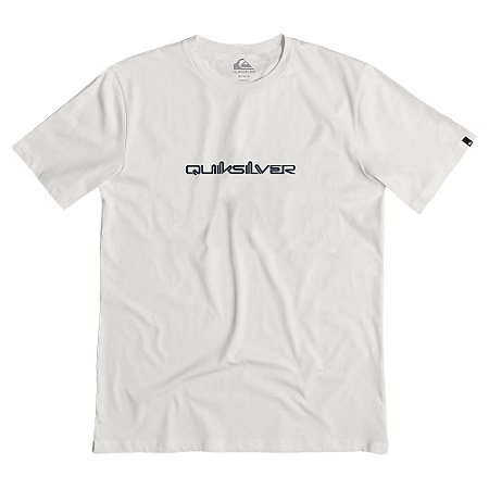 Camiseta Quiksilver Omni Font WT25 Masculina Branco