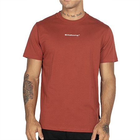 Camiseta Billabong Smitty WT25 Masculina Vinho