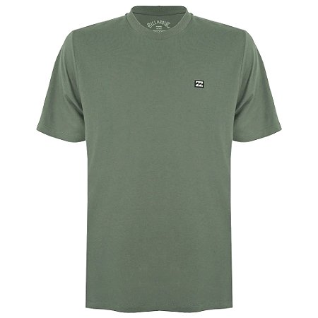 Camiseta Billabong Icon Patch WT25 Masculina Verde Escuro