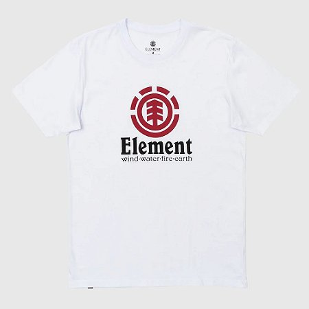Camiseta Element Vertical WT25 Masculina Branco