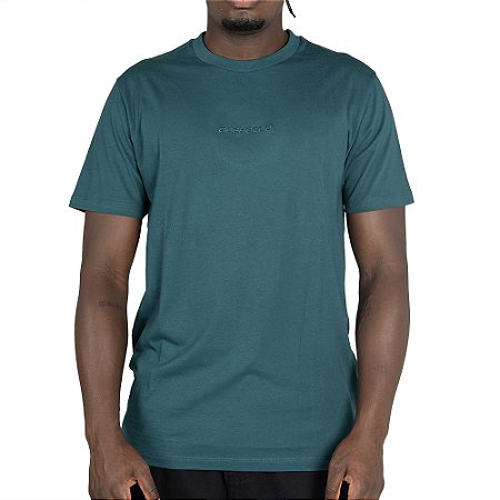 Camiseta DC Shoes Baseline WT25 Masculina Petroleo