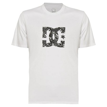 Camiseta DC Shoes Star Skully WT25 Masculina Branco