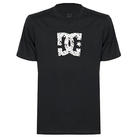 Camiseta DC Shoes Star Skully WT25 Masculina Preto