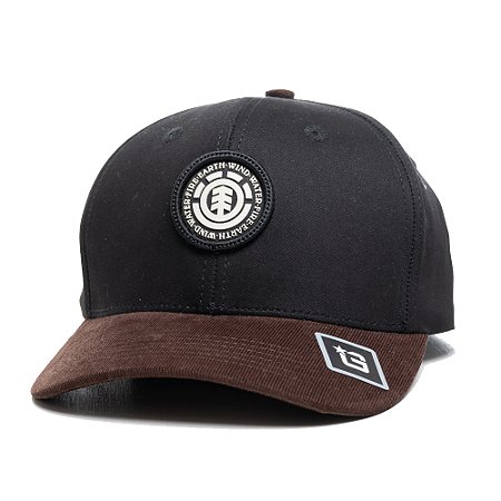 Boné Element Aba Curva Treelogo 2.0 Solid WT25 Preto