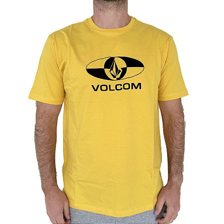 Camiseta Volcom Masonite WT25 Masculina Amarelo