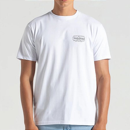 Camiseta Volcom Workwear Union WT25 Masculina Branco