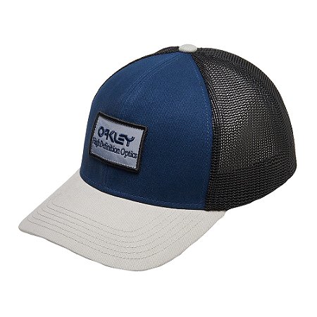 Boné Oakley Aba Curva B1B HDO Patch Trucker WT25 Team Navy
