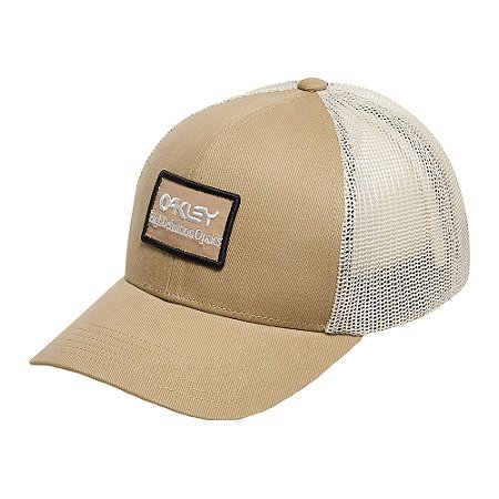 Boné Oakley Aba Curva B1B HDO Patch Trucker WT25 Pebble/Mist