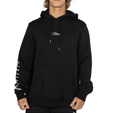 Moletom Quiksilver Canguru Quik Action WT25 Masculino Preto