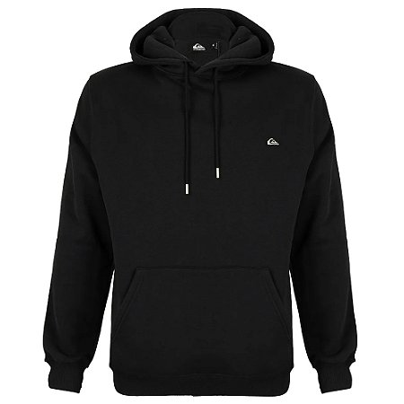 Moletom Quiksilver Canguru Embroidery WT25 Masculino Preto