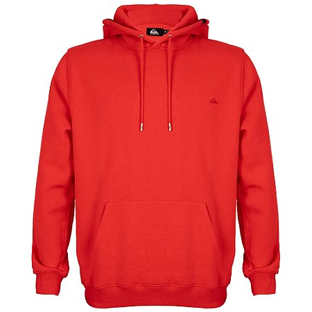 Moletom Quiksilver Canguru Embroidery W25 Masculino Vermelho