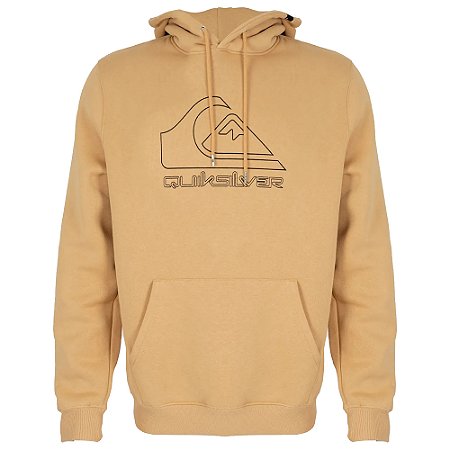 Moletom Quiksilver Canguru New Tour WT25 Masculino Caqui