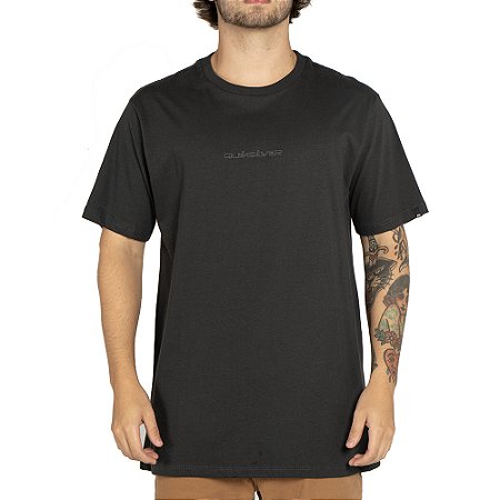 Camiseta Quiksilver Mini Omni WT25 Masculina Cinza Escuro