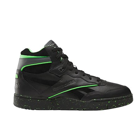 Tênis Reebok BB 4000 II Mid Masculino Black/Grey/Lime