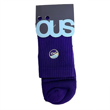 Meia ÖUS Cano Médio Violeta