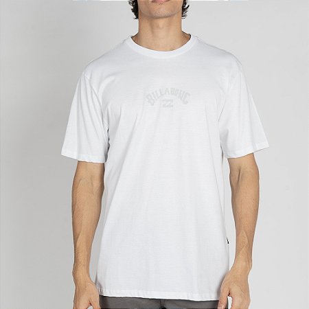 Camiseta Billabong Mid Arch Plus Size WT25 Masculina Branco