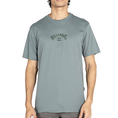 Camiseta Billabong Mid Arch Plus Size WT25 Masculina Verde