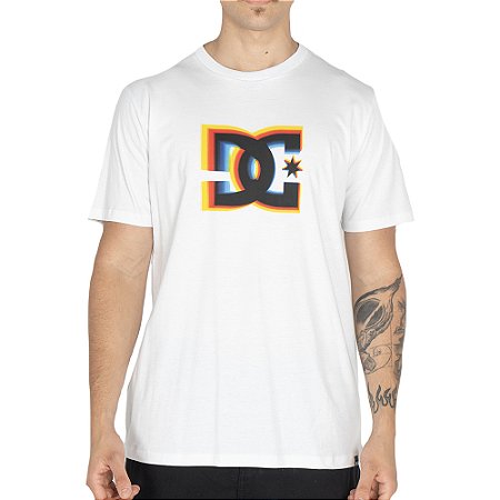Camiseta DC Shoes Tracer Star WT25 Masculina Branco
