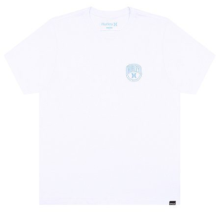 Camiseta Hurley Escudo WT25 Masculina Branco