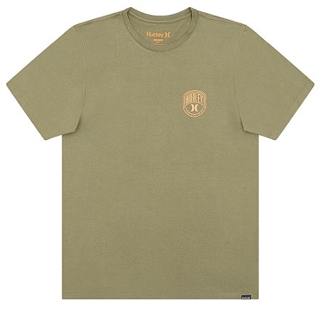 Camiseta Hurley Escudo WT25 Masculina Militar