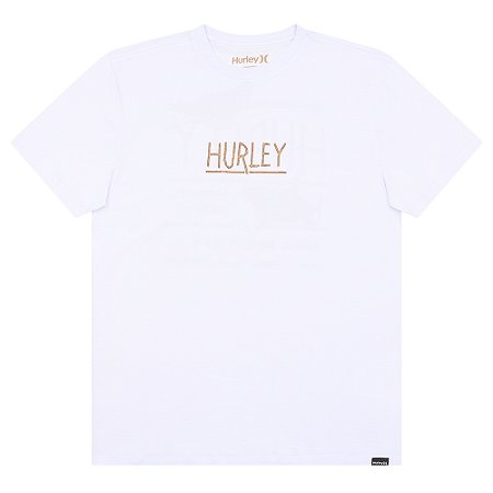 Camiseta Hurley Shark WT25 Masculina Branco