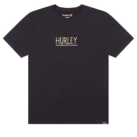 Camiseta Hurley Shark WT25 Masculina Preto