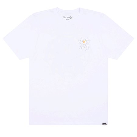Camiseta Hurley Spider WT25 Masculina Branco