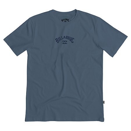 Camiseta Billabong Mid Arch WT25 Masculina Azul Escuro