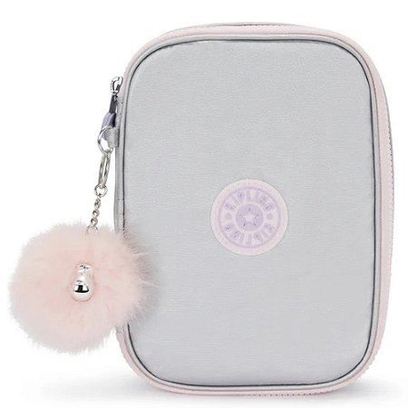 Estojo Kipling 100 Pens Silver Glow Met