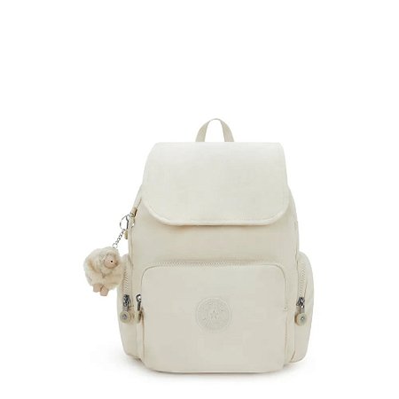 Mochila Kipling City Zip S Hideaway Beige