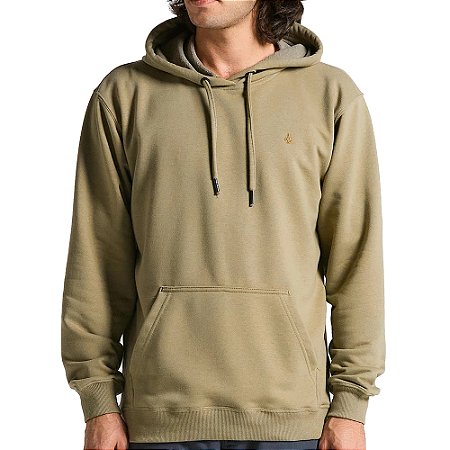 Moletom Volcom Canguru Clear Stone WT25 Masculino Verde