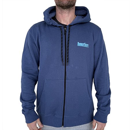 Moletom Hurley Aberto Puff WT25 Masculino Marinho