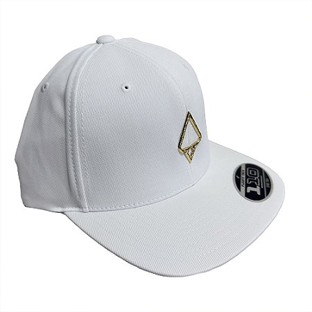 Boné MCD Aba Reta Fitão 1.10 2 Flexfit WT25 Branco